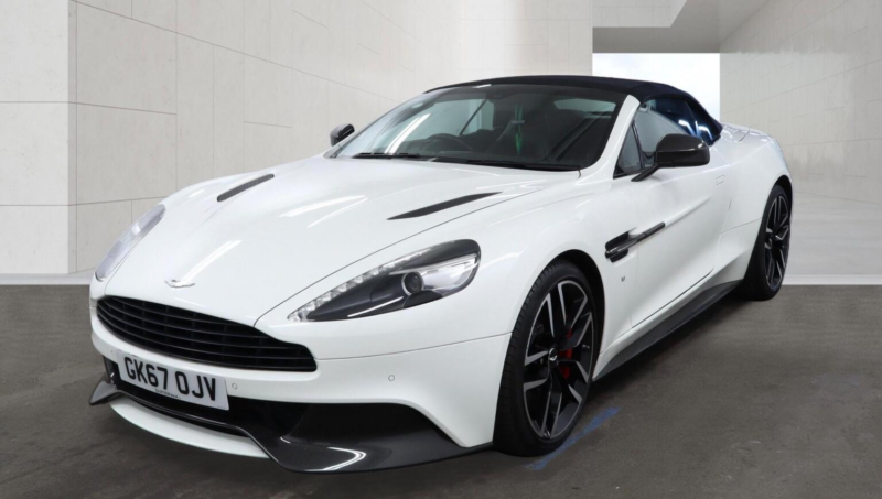 2017 Aston Martin Vanquish 6.0 V12 Volante T-Troniii Euro 6 2dr in White — image 1