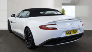 2017 Aston Martin Vanquish 6.0 V12 Volante T-Troniii Euro 6 2dr in White — image 2