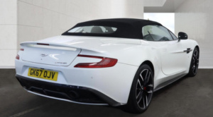 2017 Aston Martin Vanquish 6.0 V12 Volante T-Troniii Euro 6 2dr in White — image 3