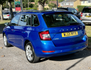 2021 Skoda Fabia 1.0 Tsi Se L Automatic in Blue — image 5