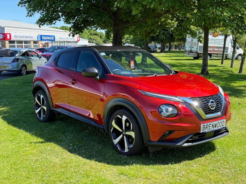2021 Nissan Juke 1.0 Dig-T Tekna SUV 5dr Petrol Dct Auto Euro 6 (s/s) (114 Ps) in Red — image 1