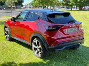 2021 Nissan Juke 1.0 Dig-T Tekna SUV 5dr Petrol Dct Auto Euro 6 (s/s) (114 Ps) in Red — image 5