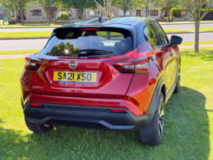 2021 Nissan Juke 1.0 Dig-T Tekna SUV 5dr Petrol Dct Auto Euro 6 (s/s) (114 Ps) in Red — image 6