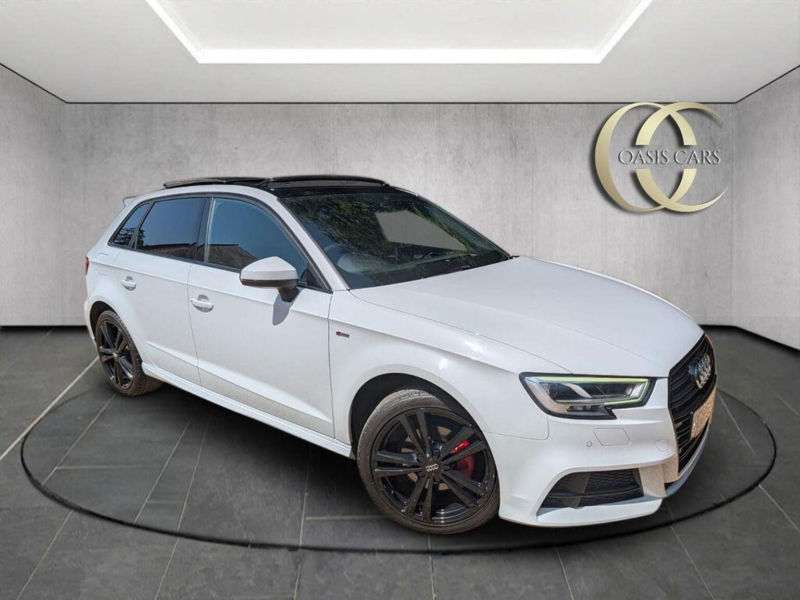 2019 Audi A3 1.6 Tdi 30 S Line Sportback S Tronic Euro 6 (s/s) 5dr in White — image 1