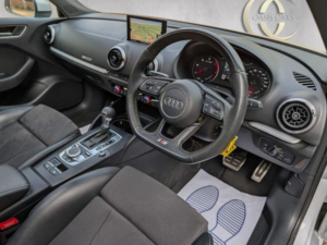 2019 Audi A3 1.6 Tdi 30 S Line Sportback S Tronic Euro 6 (s/s) 5dr in White — image 5