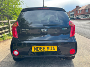 2016 Kia Picanto 1.25 Ecodynamics Chilli Hatchback 3dr Petrol Manual Euro 6 (s/s) (84 Bhp) in Black — image 3