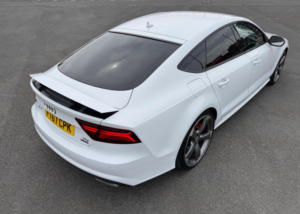 2018 Audi A7 3.0 Tdi V6 Black Edition Sportback S Tronic Quattro Euro 6 (s/s) 5dr in White — image 4
