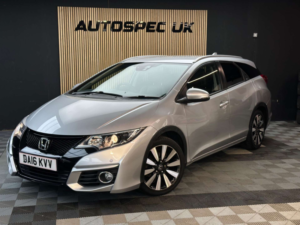 2016 Honda Civic 1.6 I-Dtec Sr Tourer 5dr Diesel Manual Euro 5 (s/s) (120 Ps) in Silver — image 4