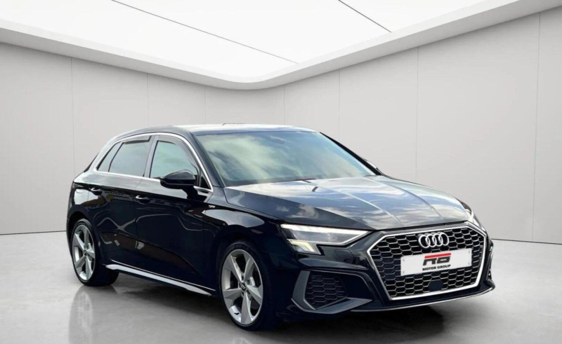 2020 Audi A3 2.0 Tdi 35 S Line Sportback S Tronic Euro 6 (s/s) 5dr in Black — image 1