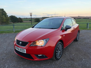 2015 SEAT Ibiza 1.2 Tsi Connect Sport Coupe Euro 6 3dr in Red — image 3