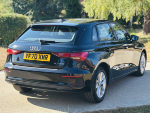 2020 Audi A3 1.0 Tfsi 30 Technik Sportback Euro 6 (s/s) 5dr in Black — image 3
