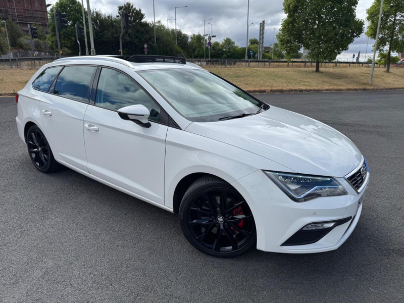 2017 SEAT Leon 2.0 Tdi Fr Technology St Euro 6 (s/s) 5dr in White — image 1