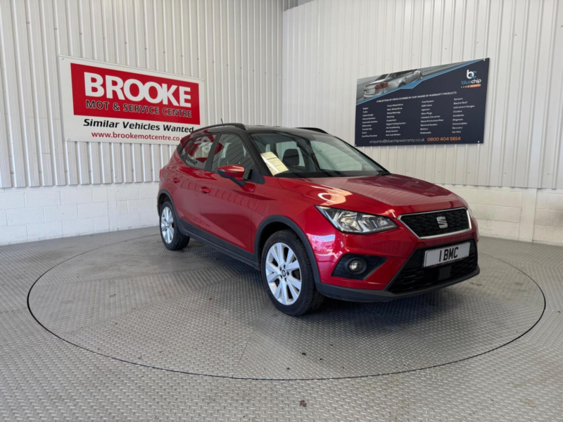 2018 SEAT Arona 1.6 Tdi Se Technology Lux Euro 6 (s/s) 5dr in Red — image 1