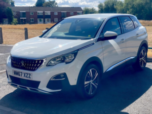 2018 Peugeot 3008 1.6 Bluehdi Allure Euro 6 (s/s) 5dr in White — image 3