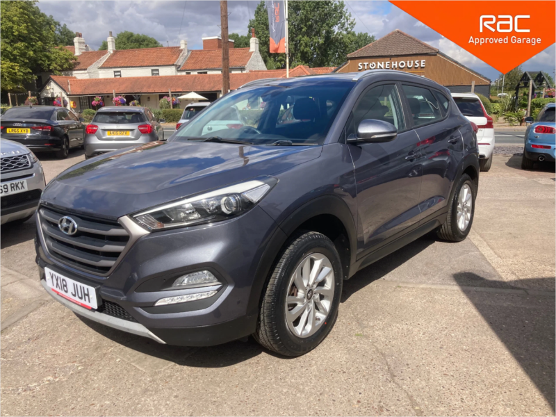 2018 Hyundai Tucson 1.6 Gdi Blue Drive Se Nav SUV 5dr Petrol Manual Euro 6 (s/s) (132 Ps) in Grey — image 1