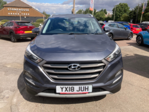 2018 Hyundai Tucson 1.6 Gdi Blue Drive Se Nav SUV 5dr Petrol Manual Euro 6 (s/s) (132 Ps) in Grey — image 2