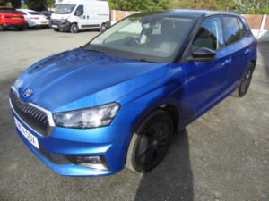 2025 Skoda Fabia 1.0 Tsi Design Edition DSG Euro 6 (s/s) 5dr in Blue — image 3