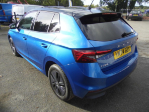 2025 Skoda Fabia 1.0 Tsi Design Edition DSG Euro 6 (s/s) 5dr in Blue — image 5