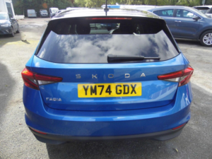 2025 Skoda Fabia 1.0 Tsi Design Edition DSG Euro 6 (s/s) 5dr in Blue — image 6