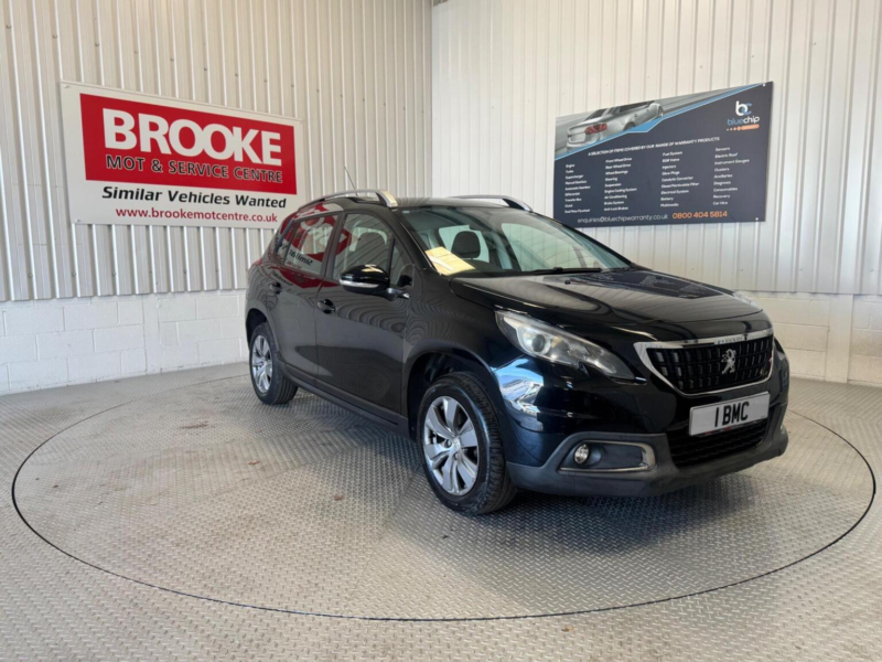 2017 Peugeot 2008 1.2 Puretech Active Euro 6 5dr in Black — image 1