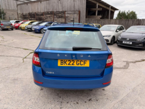 2022 Skoda Fabia 1.0 Tsi Se Euro 6 (s/s) 5dr in Blue — image 4