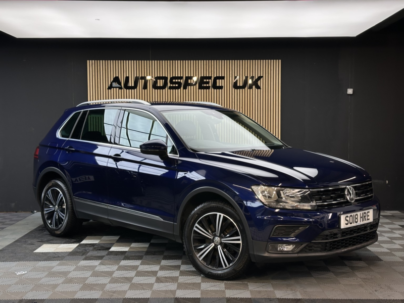 2018 Volkswagen Tiguan 1.4 Tsi Se Navigation in Blue — image 1
