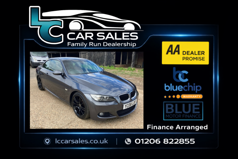 2008 BMW 3 Series 2.0 320d M Sport Convertible in Grey — image 1