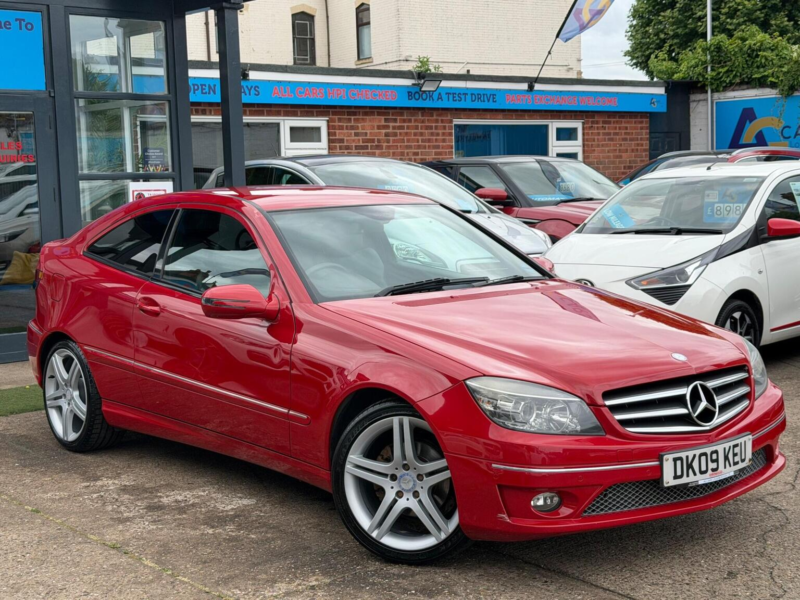 2009 Mercedes-Benz Clc Class 1.8 Clc180k Sport Coupe Auto Euro 4 3dr in Red — image 1