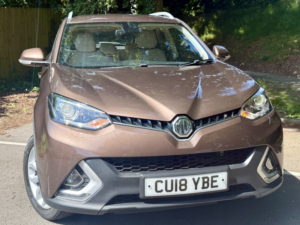 2018 MG Gs 1.5 Tgi*exclusive*only 22k-1owner-Fmgsh-Xenon-Cam-Nav-Leather**superb Value** in Brown — image 2
