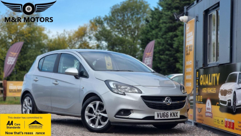 2016 Vauxhall Corsa 1.4i Ecoflex Sri Euro 6 5dr in Silver — image 1