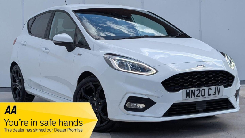 2020 Ford Fiesta 1.0t Ecoboost St-Line Edition Euro 6 (s/s) 5dr in White — image 1