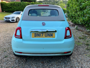 2017 Fiat 500c 1.2 500c My17 1.2 69hp Lounge Convertible in Green — image 3