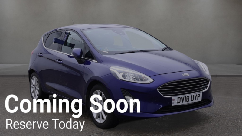 2018 Ford Fiesta 1.0 T Ecoboost Titanium in Blue — image 1