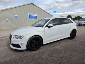 2016 Audi A3 2.0 Tdi S Line Sportback Euro 6 (s/s) 5dr (nav) in White — image 3