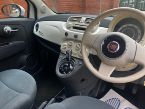 2010 Fiat 500 1.2 Pop Auto Euro 4 3dr in White — image 5