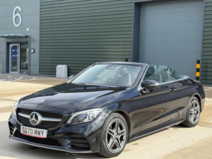 2020 Mercedes-Benz C Class 2.0 C220d Amg Line (premium) Cabriolet G-Tronic+ Euro 6 (s/s) 2dr in Black — image 5