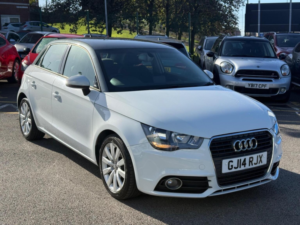 2014 Audi A1 1.6 Tdi Sport Sportback Euro 5 (s/s) 5dr in White — image 6