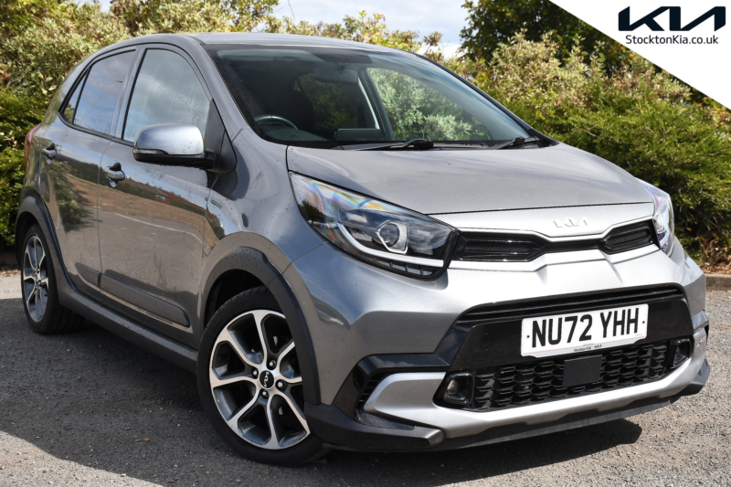 2022 Kia Picanto 1.0 Dpi X-Line Hatchback 5dr Petrol Manual Euro 6 (s/s) (66 Bhp) in Grey — image 1