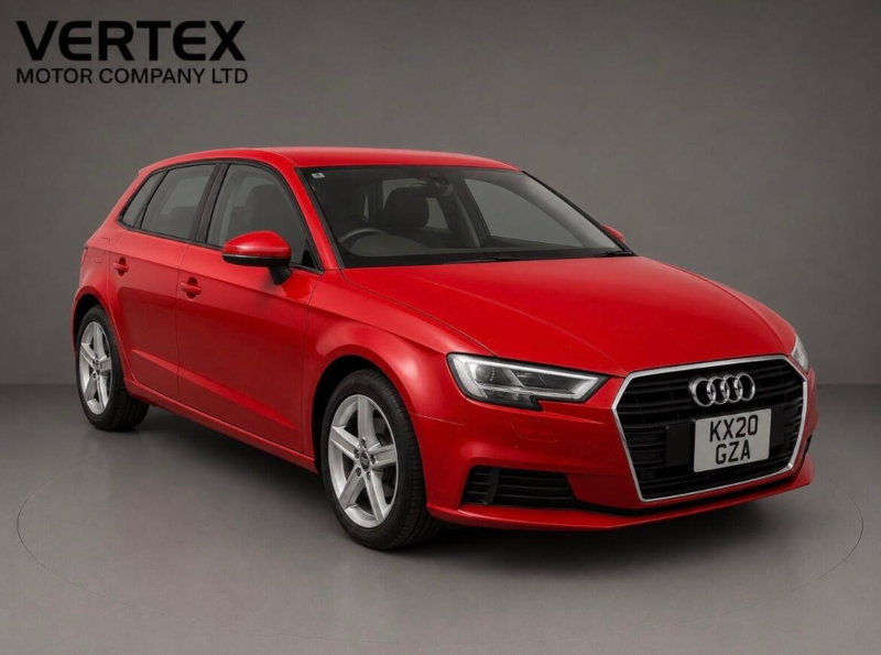 2020 Audi A3 1.4 Tfsi Cod Sport Sportback S Tronic Euro 6 (s/s) 5dr in Red — image 1