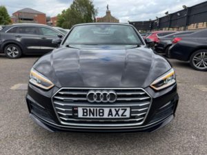 2018 Audi A5 Cabriolet 2.0 Tdi S Line S Tronic Quattro Euro 6 (s/s) 2dr in Black — image 4