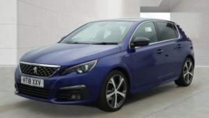 2018 Peugeot 308 1.2 Puretech Gpf Gt Line Eat Euro 6 (s/s) 5dr in Blue — image 6