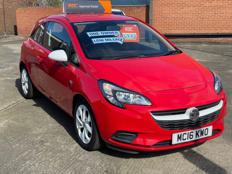 2016 Vauxhall Corsa 1.4i Ecoflex Sting Hatchback 3dr Petrol Manual Euro 6 (75 Ps) in Red — image 1