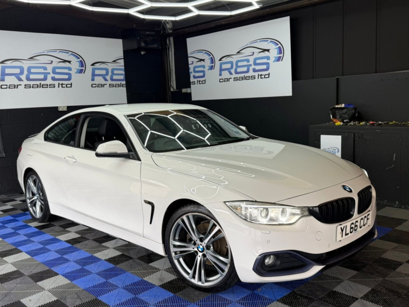 2016 BMW 4 Series 2.0 420d Sport Coupe in White — image 1