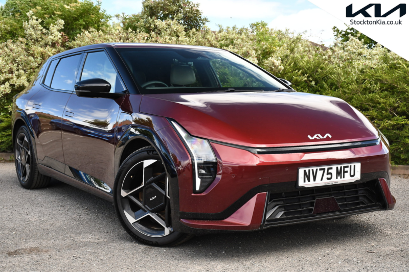 2025 Kia Ev4 81.4kwh Gt-Line Hatchback 5dr Electric Auto (201 Bhp) in Red — image 1