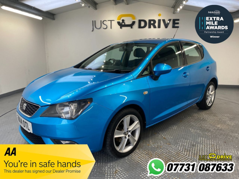 2014 SEAT Ibiza 1.4 Toca Hatchback 5dr Petrol Manual Euro 5 (85 Ps) in Blue — image 1