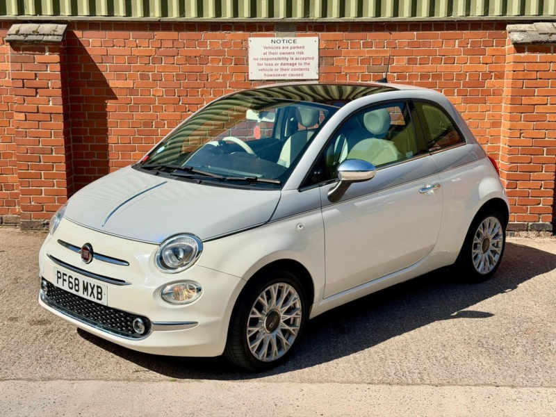 2018 Fiat 500 1.2 Collezione Fall Euro 6 (s/s) 3dr in White — image 1