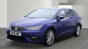 2019 SEAT Leon 1.5 Tsi Evo Xcellence St Euro 6 (s/s) 5dr in Blue — image 3