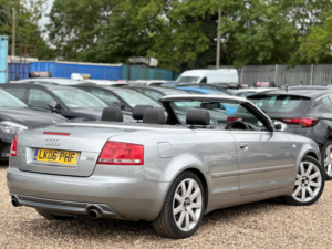 2006 Audi A4 Cabriolet 3.1 Fsi S Line Quattro 2dr in Grey — image 3