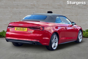 2019 Audi A5 Cabriolet 2.0 Tfsi 45 S Line S Tronic Quattro Euro 6 (s/s) 2dr in Red — image 6