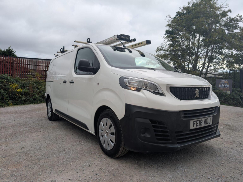 2018 Peugeot Expert 2.0 Bluehdi 1400 S Standard Panel Van Mwb Euro 6 (s/s) 6dr in White — image 1
